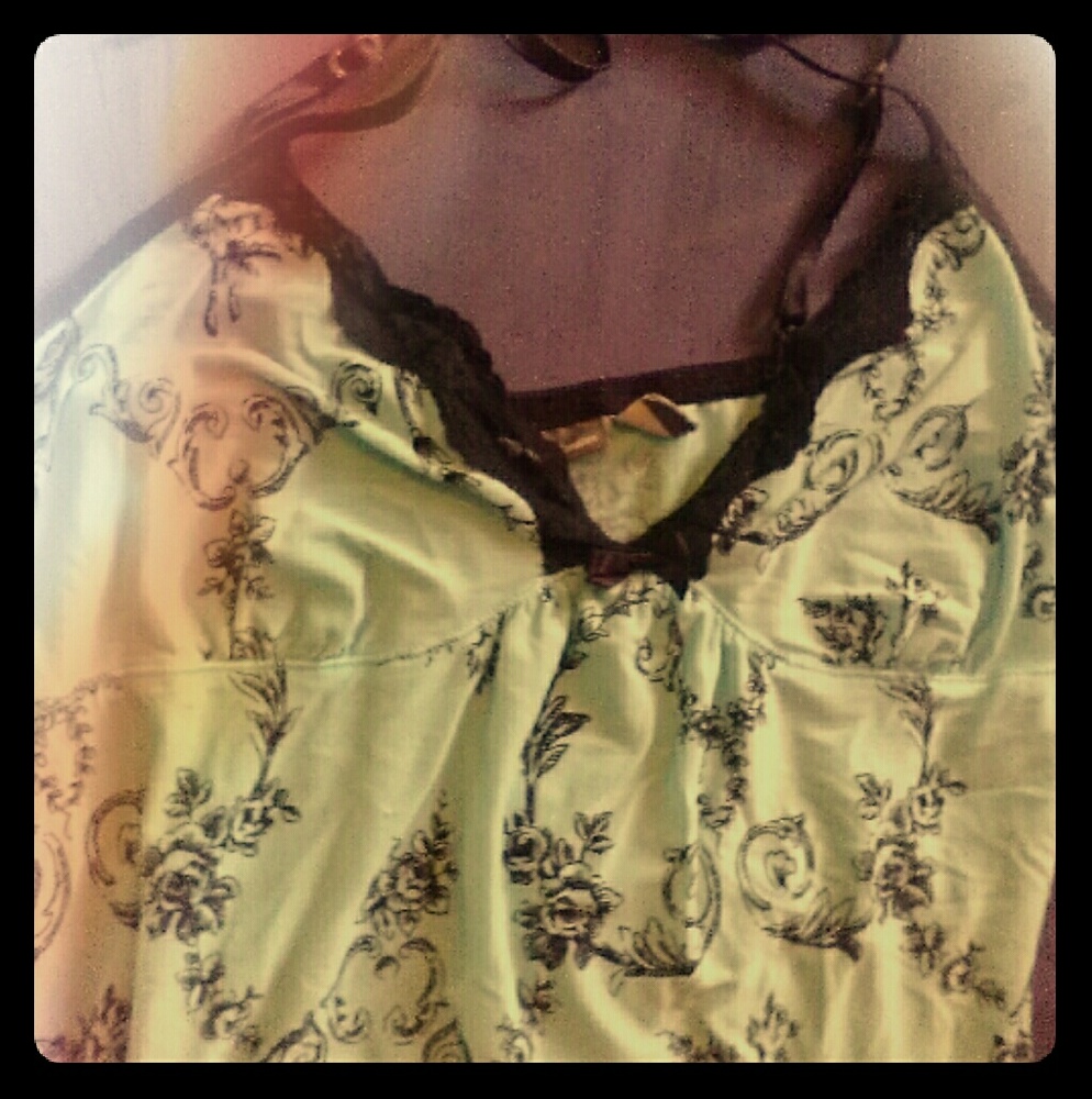 Lounge night gown lingerie